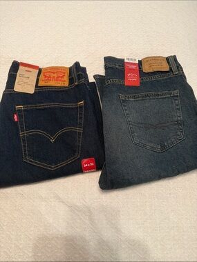 Levi's Men's Lot Of 2 Jeans 34x32 NWT
